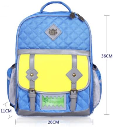 Petty Cabin Kocotree Retrobot Primary Pupils' School Bag Unisex Children 1 to 6 Grade Lightening School Backpack (Blue, Small)