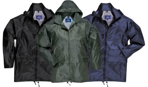 Adults Waterproof Rain Coat Showerproof Jacket Mac (Sizes S- 4xl)