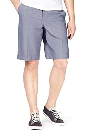 Blue Harbour Pure Cotton Striped Chino Shorts