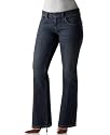 Levi's Plus Size Jeans, 542 Flare Leg Premium Indigo Wash