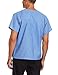 Landau Unisex Scrub Top, Ceil Blue, Small