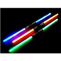 3 x Double Star Wars Style Lightsabers / Laser Swords