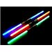 3 x Double Star Wars Style Lightsabers / Laser Swords
