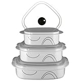 Corelle Coordinates Simple Lines 6-Piece Microwave Cookware Set