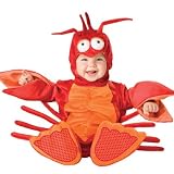 Lil Characters Unisex-baby Infant Lobster Costume, Red/Orange, 18 months to 2T