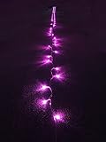 カラー豊富♪【 イルミネーション LED ライト 】 4 M 8M 10M 単色 多色 電池 式 / クリスマス ツリー LITE (紫8m) ヒョンビン