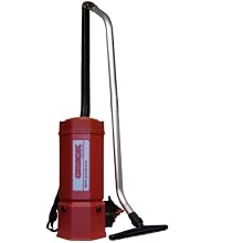 Oreck Commercial OR1001 Premier Backpack Vacuum, 1175W, 26" Height, 10 qt Capacity, Red