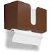 TrippNT 51931 Equestrian Brown PETG Dual-Dispensing Paper Towel Holder, 11" Width x 6" Height x 4" Depth