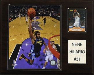 Denver Nuggets Nene Hilario 12"x15" Player Plaque