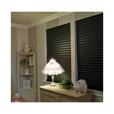 Blackout Pleated Blinds 48" x 72" - Pack of 3