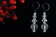 Audrey, Swarovski Crystal Drop Earring - Crystal