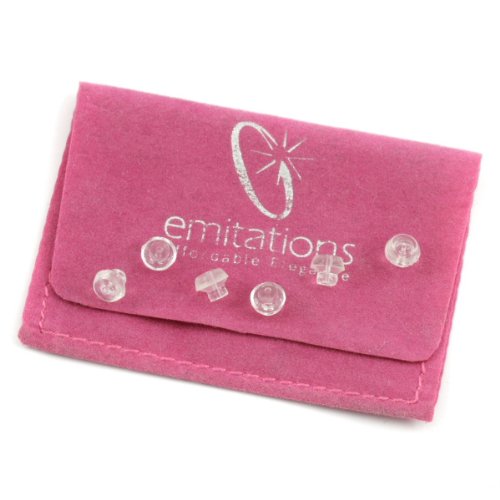 Poly Pierced Earring Backs - 3 Pairs