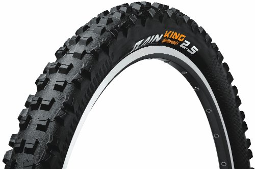 Continental Rain King Foldable Down Hill Bicycle Tire with Black Chili (26x2.5, Folding)