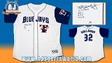 ROY HALLADAY Blue Jays Signed 03-Cy Pro Stat JERSEY /23