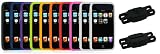 Premium Silicone Skin Case Cover with Screen Protector for iPod Touch 2 2nd Generation 8gb 16gb 32gb MP3 Player + Bonus Young Micro Shoe Silicone Pouch for Nike+ Sensor (iPod Touch 2 NOT included)