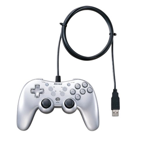 �o�b�t�@���[�R�N���T�v���C BUFFALO USB 16�{�^���f�W&�A�i�Q�[���p�b�h �U���A�˃}�N���^���}�b�v�@�\ �V���o�[ BGCUCF1601SVA