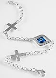 Cross Evil Eye Bracelet