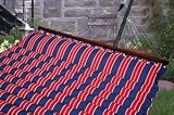Pillowtop Quilted Hammock - Red/Blue/White
