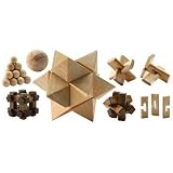 Djeco - Wooden Brainteaser - Woodix French version