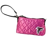 NFL Atlanta Falcons Pink Quilted Wristlet