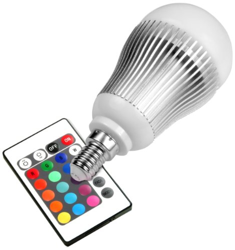 Techlight TXX3727 RGB LED Lampe / Strahler E14  5 Watt multicolor (farbwechsel) dimmbar in Preisvergleich