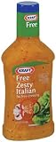 Kraft Free Zesty Italian Fat Free Dressing, 16-Ounce Plastic Bottles (Pack of 6)