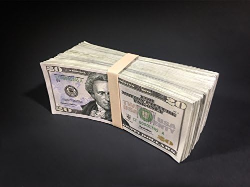 PROP MONEY ** XMAS SPECIAL** USED LOOK $10k Stack - BIG BUNDLE : MOVIE MONEY