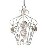 Laura Ashley MX2011 Christie Mini Pendant, Antique Ivory