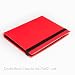 Grifiti Dootle Book Case for Apple iPad 2 and 3 with Classic Casebound Hard Back Book Exterior in Red, Removable Custom Form Fit iPad Frame, Storage Pocket, and Big-Ass Bands to Close