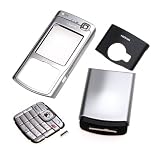 TeckNet N70 Style-up Housing Fascia cover For The Nokia N70 With Keyboad - Silver