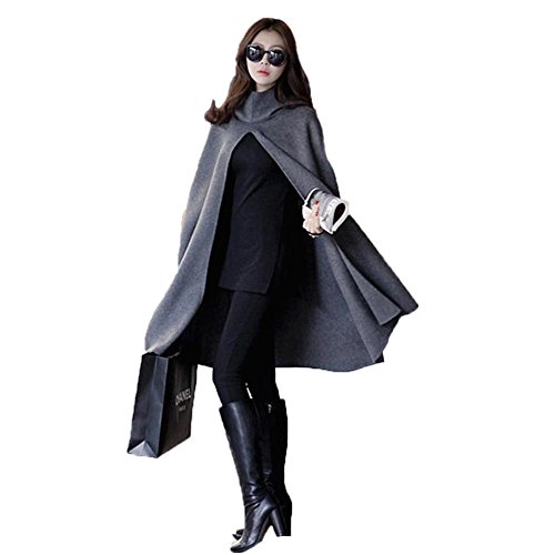 （アッシュランゲル）ASHERANGEL レディース 秋冬 大人 上品 ポンチョ ケープ コート フード 付 マント きれいめ アウター ポンチョ ゆったり ジャケット 無地 2color