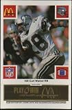 Curt Warner Seattle Seahawks McDonald's NFL Play & Win 1986 Football Card at Amazon.com