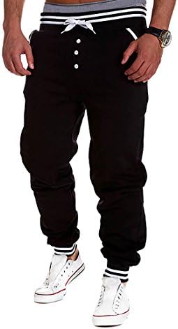 Egelbel Mens Jogging Pants Tracksuit Bottoms Training Running Trousers