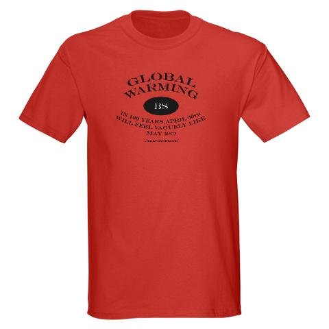 100 Years Global warming Dark T-Shirt by CafePress
