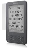 read full review 3x Anti-Glare Premium Screen Protector for Kindle 3. Fingerprint Resistant. Matte. Pack of 3. CitiGeeks Retail Package.