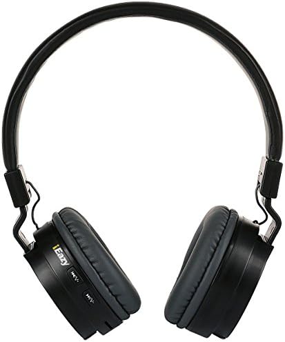 iEazy Foldable Wireless Bluetooth Over-ear Stereo Headphone, Black