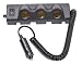 1 to 3 Cigarette Lighter Splitter with Switch