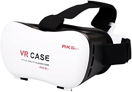 Homesway 3D VR Head-mounted Display Headset Glasses RK5th Virtual Reality Mobile Phone 3D Movies for iPhone 6s/6 plus Samsung Galaxy s5/s6/note4/note5 and Other 4.7"-6.0" Cellphones