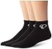 Pearl Izumi Men's Attack Low Socks (3 Pack), Black, X-Large