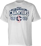 Connecticut Huskies (UCONN) White 2011 NCAA Basketball National Champions Scoreboard T-Shirt