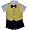 Boys Special Occasion Outfit - 5 Pc Set Yellow Vest with Navy Shorts (6/9M - 4T) , 4T