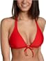 Body Glove Juniors' Smoothies Foxy Halter Top,Ladybug Red,D-Cup