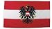 Sports : Flagge 150x90 cm &Ouml;sterreich mit Adler