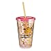 Vandor 44151 Mr. Men Little Miss-Little Miss Sunshine 18 oz Acrylic Travel Cup, Pink, Yellow, and Black