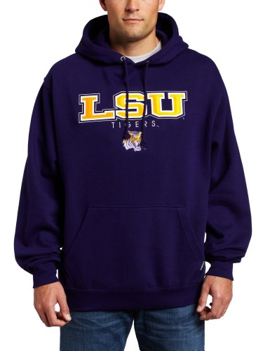 CI Sport NCAA Louisiana State Fightin Tigers Triton Hooded Sweatshirt, Purple, Large