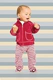 Velour Turtle Neck Jacket Berry 12 18mths