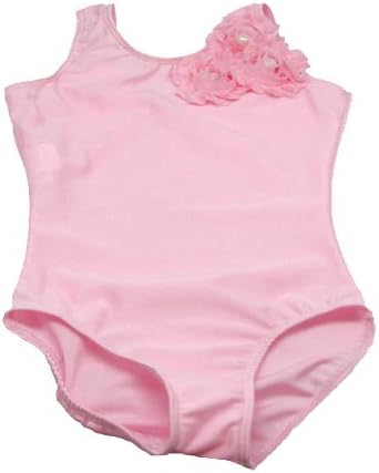 Reflectionz Pink Tank Shabby Rose Dance Gymnastics Leotard Girls 2T