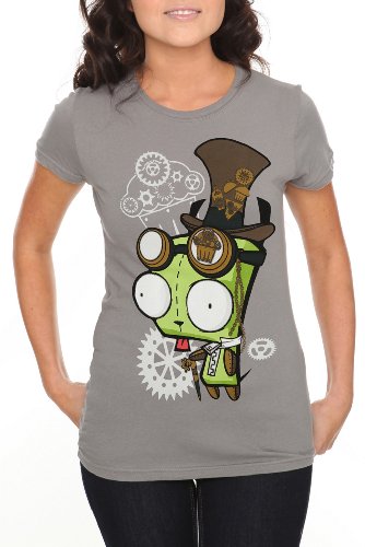 Invader Zim Gir Steampunk Girls T-Shirt Plus Size 3XL