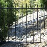 Add-A-Fence Steel Fencing - Single Panel Only (Black) (4