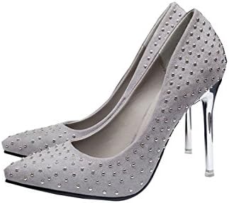 Cuiwei Bottom High Heels Women Pumps Sexy Wedding Shoes grey 7